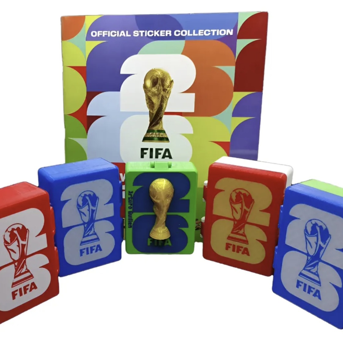 Caja para barajitas del Mundial